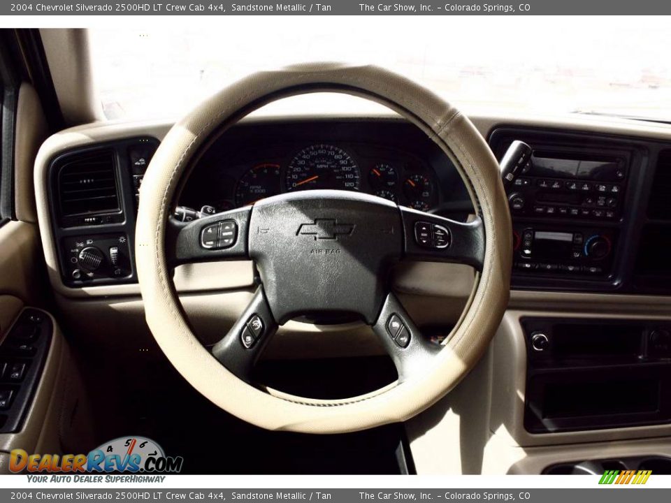 2004 Chevrolet Silverado 2500HD LT Crew Cab 4x4 Sandstone Metallic / Tan Photo #7