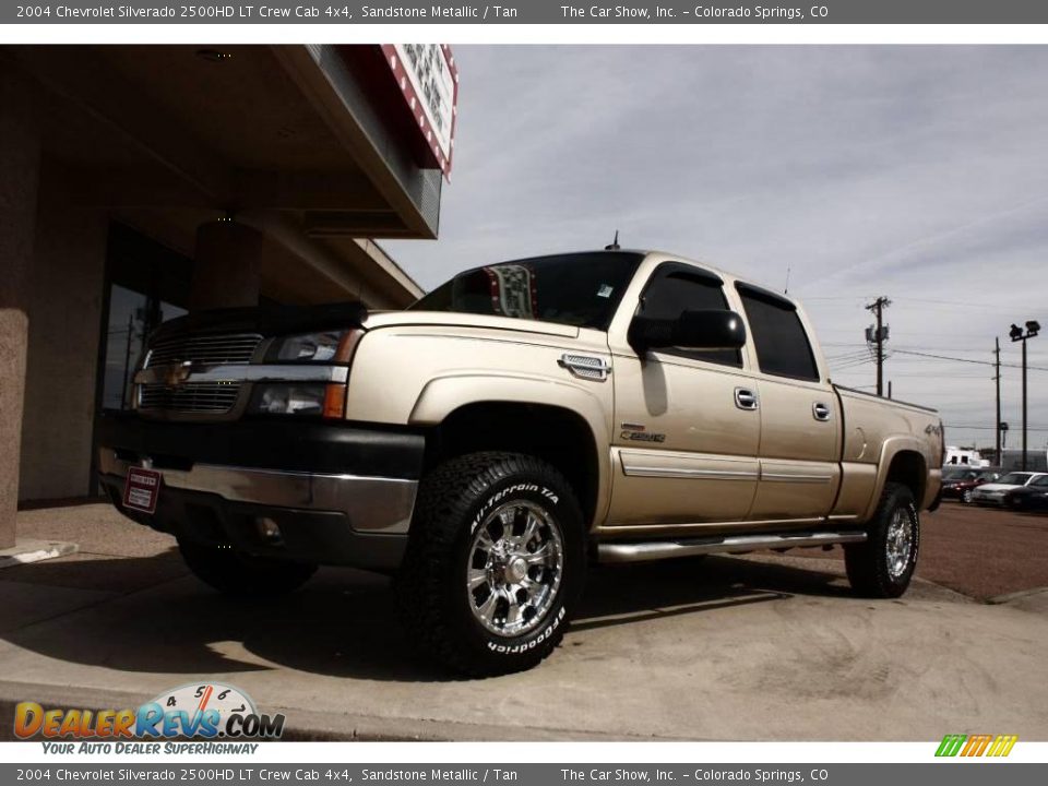2004 Chevrolet Silverado 2500HD LT Crew Cab 4x4 Sandstone Metallic / Tan Photo #26