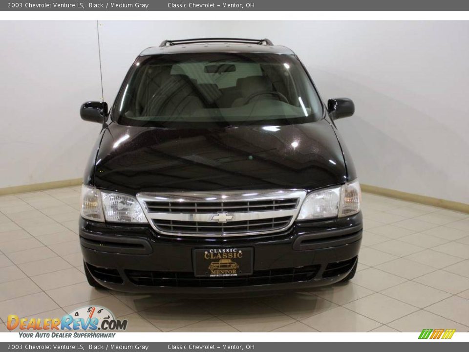 2003 Chevrolet Venture LS Black / Medium Gray Photo #2