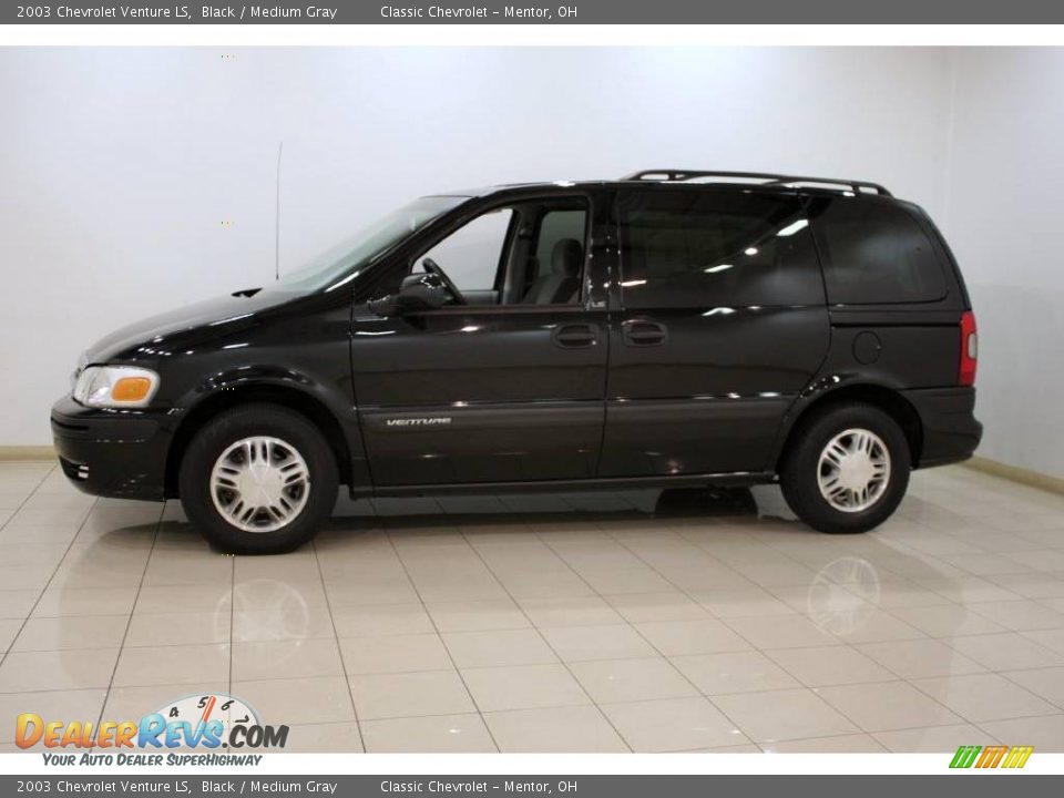 2003 Chevrolet Venture LS Black / Medium Gray Photo #4