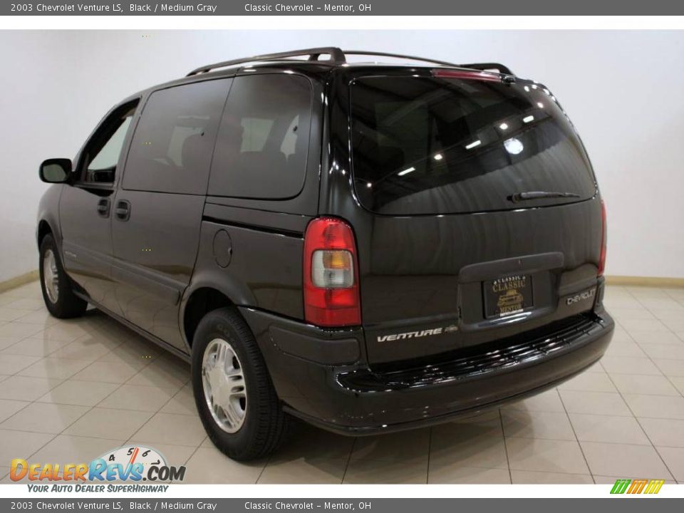 2003 Chevrolet Venture LS Black / Medium Gray Photo #5