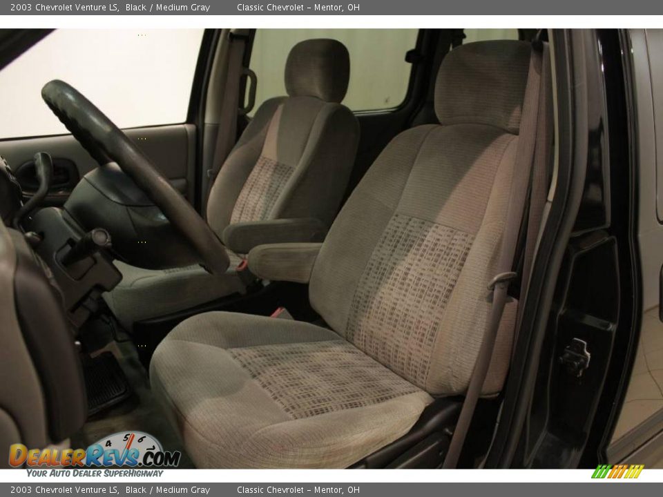 2003 Chevrolet Venture LS Black / Medium Gray Photo #8
