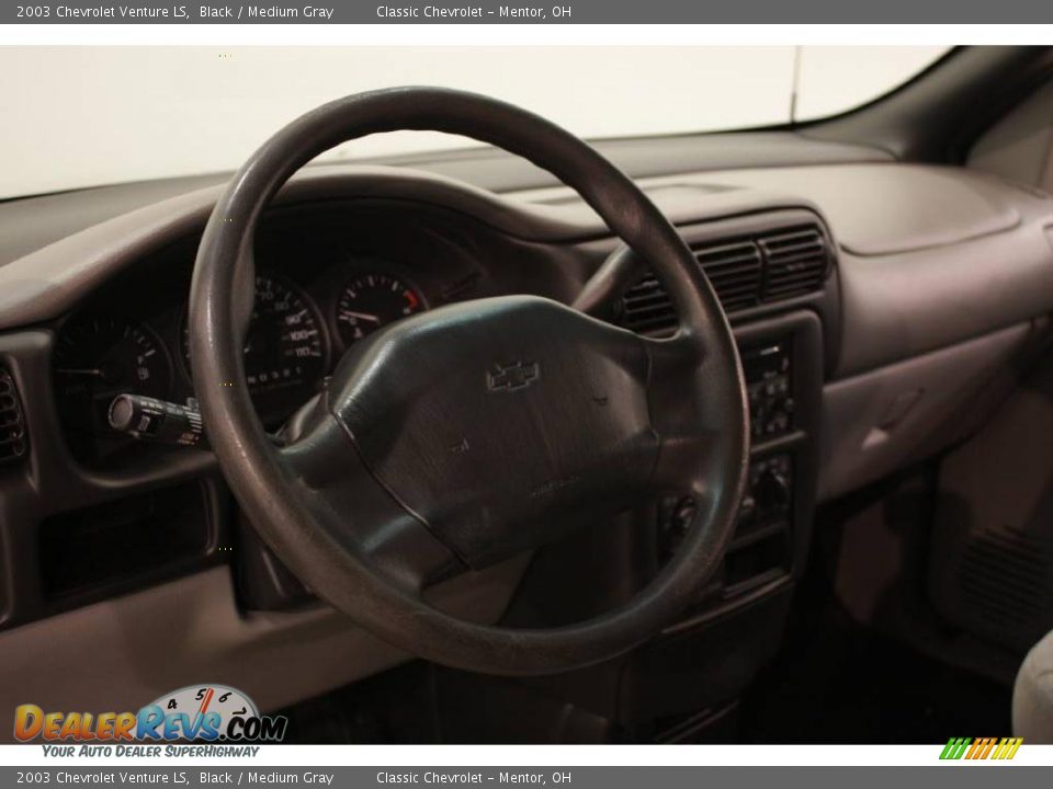 2003 Chevrolet Venture LS Black / Medium Gray Photo #9