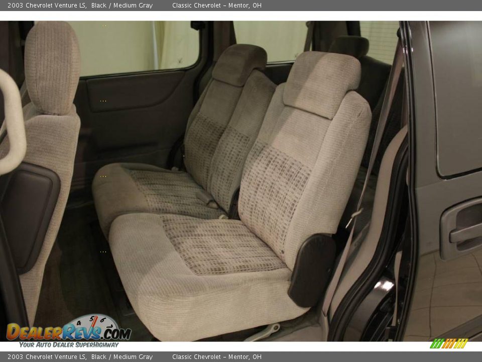 2003 Chevrolet Venture LS Black / Medium Gray Photo #15