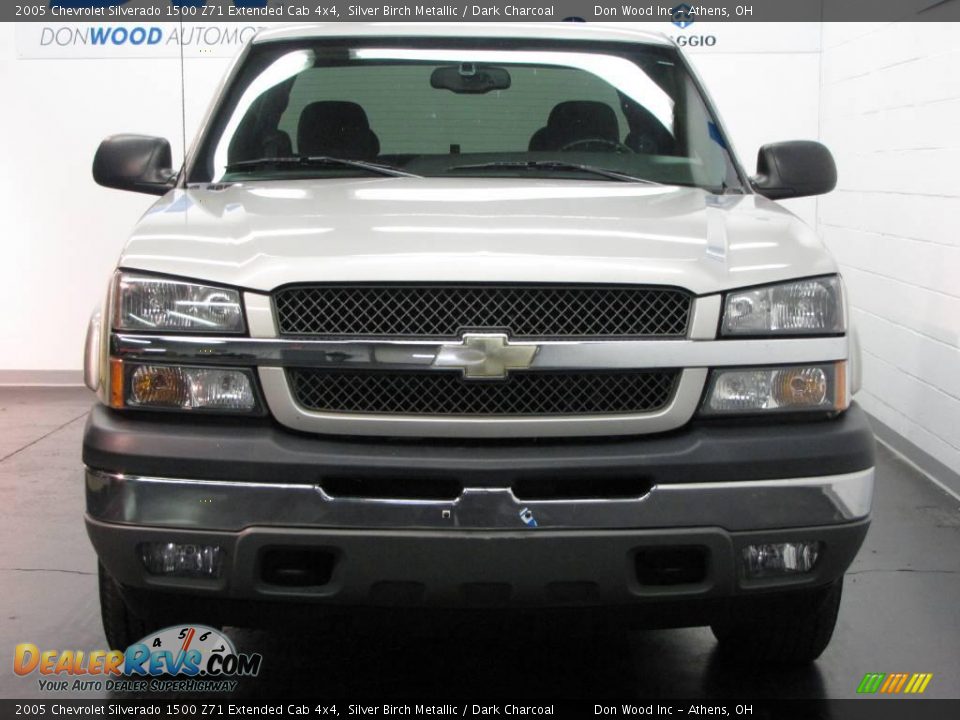 2005 Chevrolet Silverado 1500 Z71 Extended Cab 4x4 Silver Birch Metallic / Dark Charcoal Photo #8