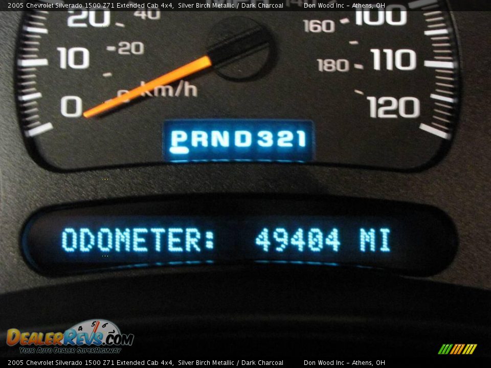 2005 Chevrolet Silverado 1500 Z71 Extended Cab 4x4 Silver Birch Metallic / Dark Charcoal Photo #19