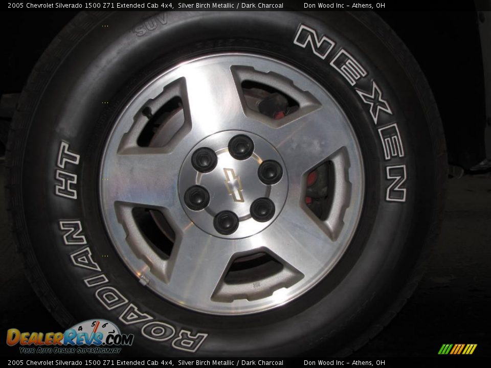 2005 Chevrolet Silverado 1500 Z71 Extended Cab 4x4 Silver Birch Metallic / Dark Charcoal Photo #21
