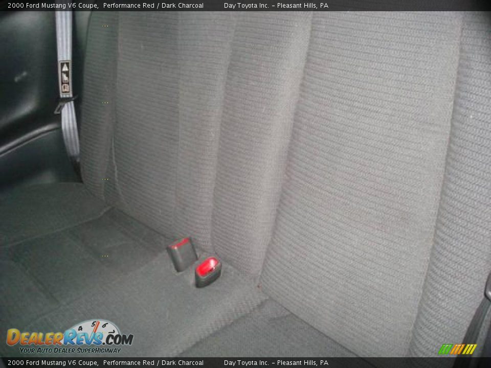 2000 Ford Mustang V6 Coupe Performance Red / Dark Charcoal Photo #9