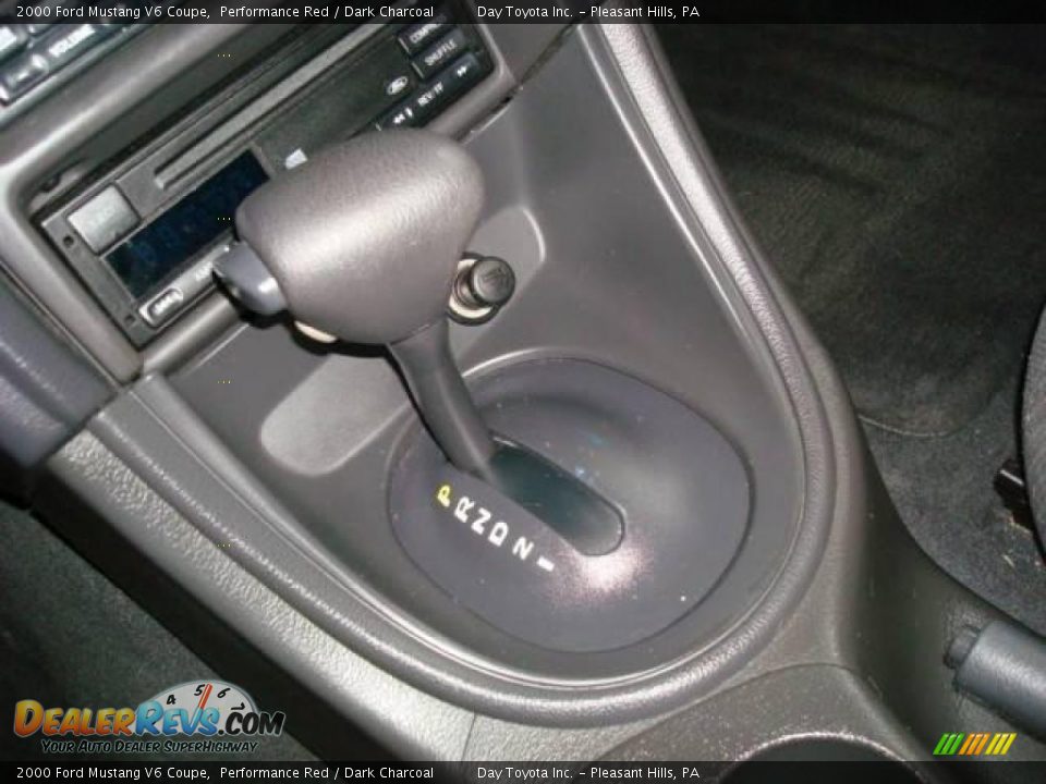 2000 Ford Mustang V6 Coupe Performance Red / Dark Charcoal Photo #12