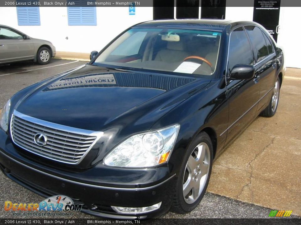 2006 Lexus LS 430 Black Onyx / Ash Photo #1