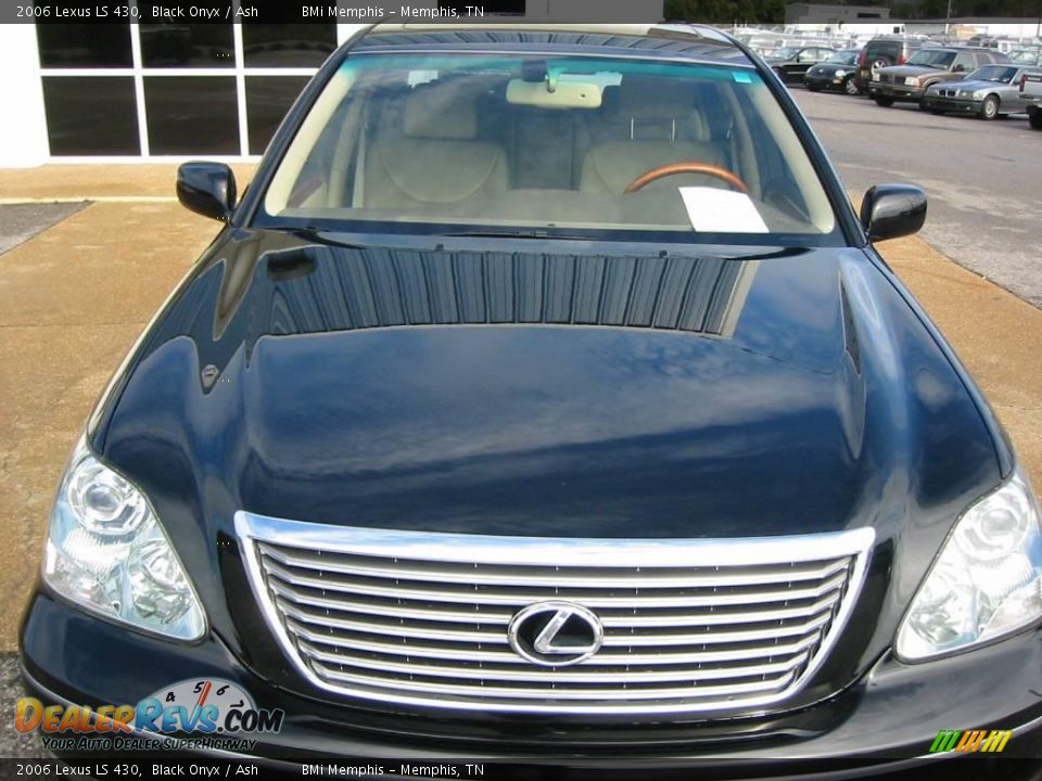 2006 Lexus LS 430 Black Onyx / Ash Photo #8