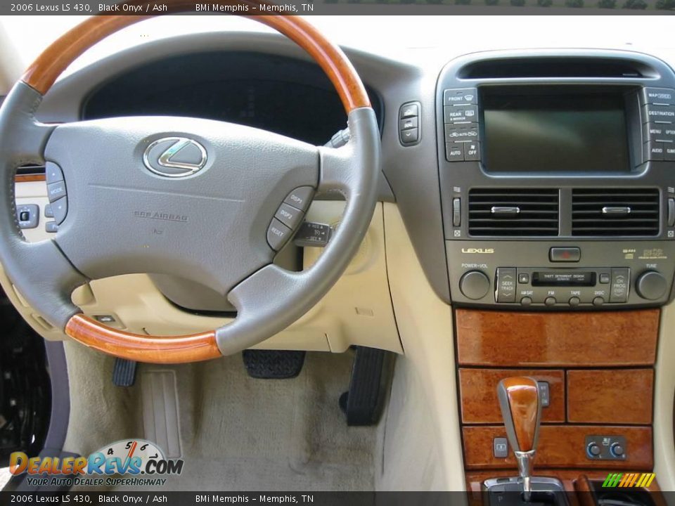 2006 Lexus LS 430 Black Onyx / Ash Photo #11