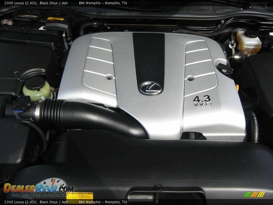 2006 Lexus LS 430 Black Onyx / Ash Photo #17