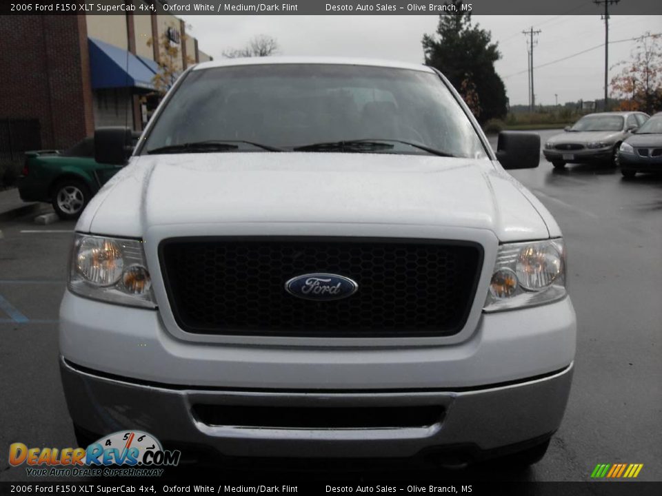 2006 Ford F150 XLT SuperCab 4x4 Oxford White / Medium/Dark Flint Photo #3