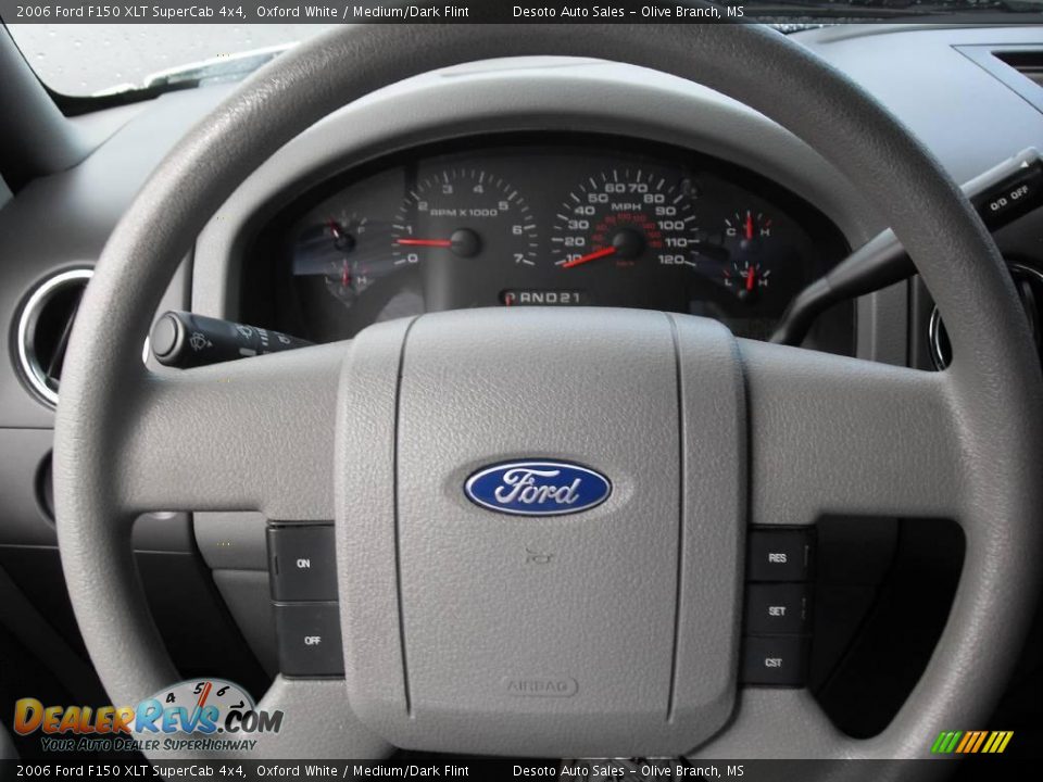 2006 Ford F150 XLT SuperCab 4x4 Oxford White / Medium/Dark Flint Photo #10