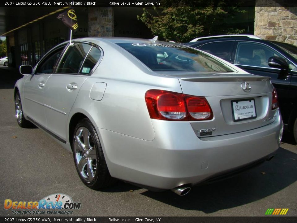 2007 Lexus GS 350 AWD Mercury Metallic / Black Photo #4
