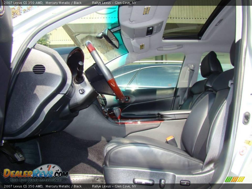 2007 Lexus GS 350 AWD Mercury Metallic / Black Photo #9
