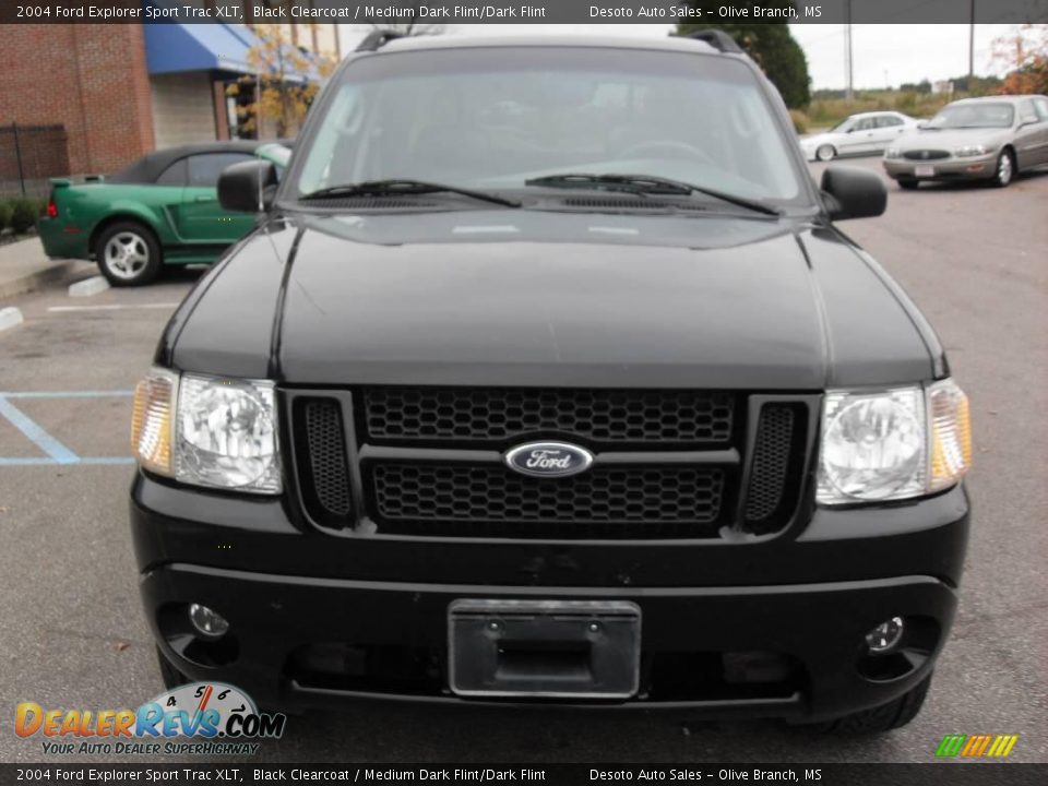2004 Ford Explorer Sport Trac XLT Black Clearcoat / Medium Dark Flint/Dark Flint Photo #3