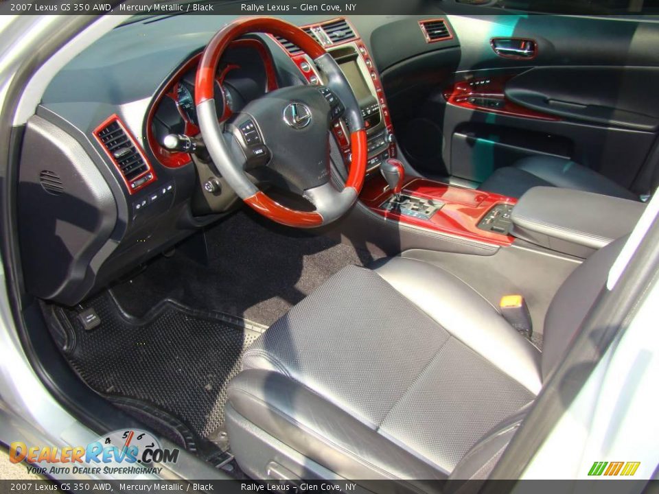 2007 Lexus GS 350 AWD Mercury Metallic / Black Photo #10