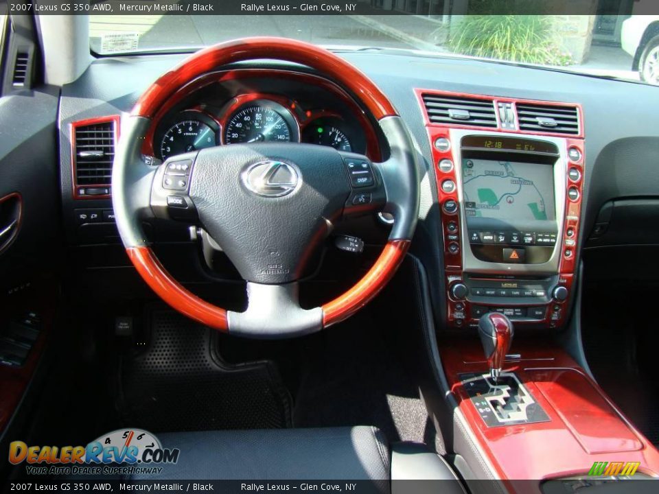 2007 Lexus GS 350 AWD Mercury Metallic / Black Photo #12