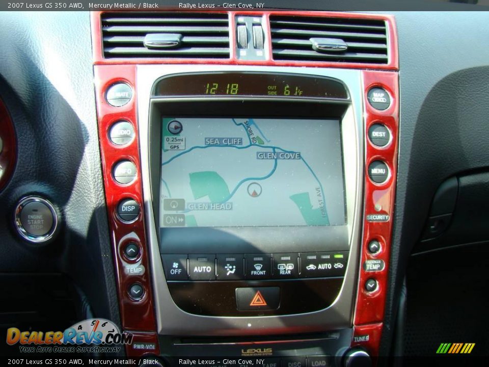 2007 Lexus GS 350 AWD Mercury Metallic / Black Photo #13