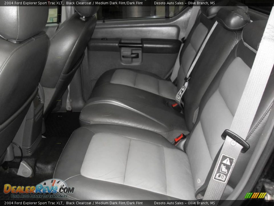 2004 Ford Explorer Sport Trac XLT Black Clearcoat / Medium Dark Flint/Dark Flint Photo #15