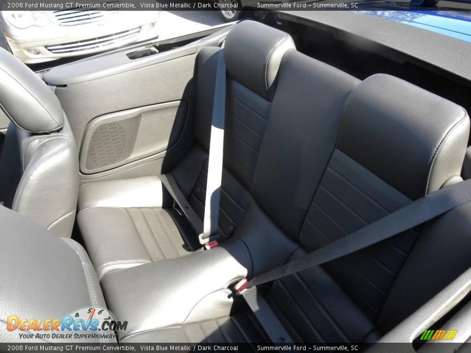 2008 Ford Mustang GT Premium Convertible Vista Blue Metallic / Dark Charcoal Photo #6