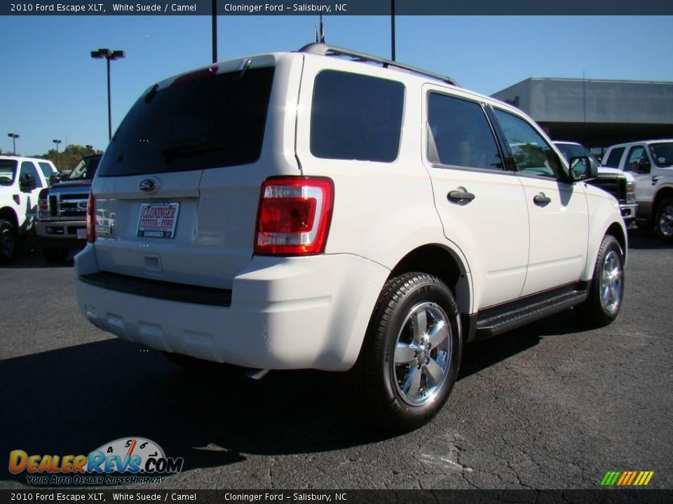 2010 Ford Escape XLT White Suede / Camel Photo #3