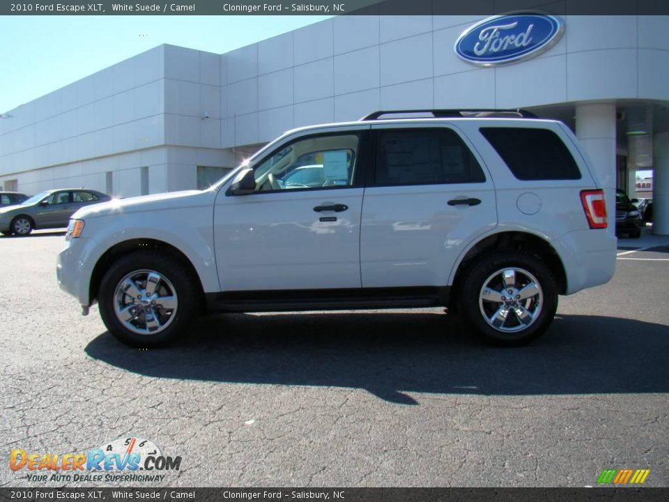 2010 Ford Escape XLT White Suede / Camel Photo #5