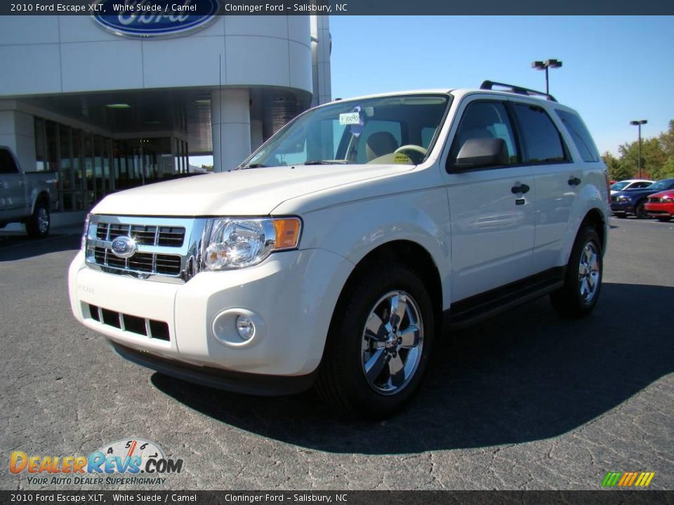 2010 Ford Escape XLT White Suede / Camel Photo #6