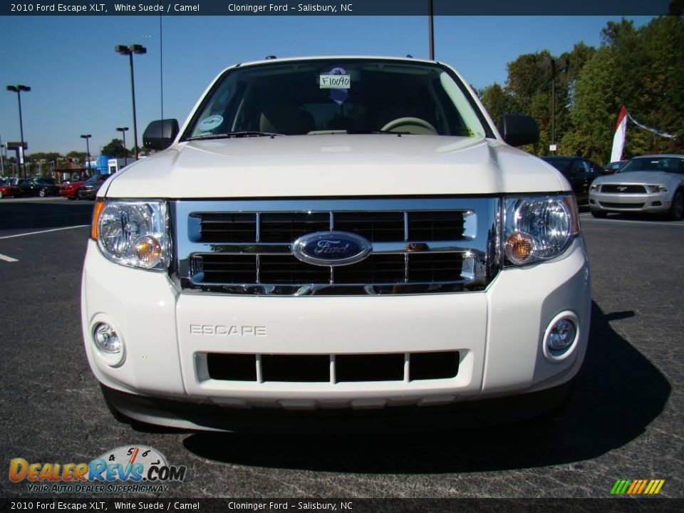 2010 Ford Escape XLT White Suede / Camel Photo #7