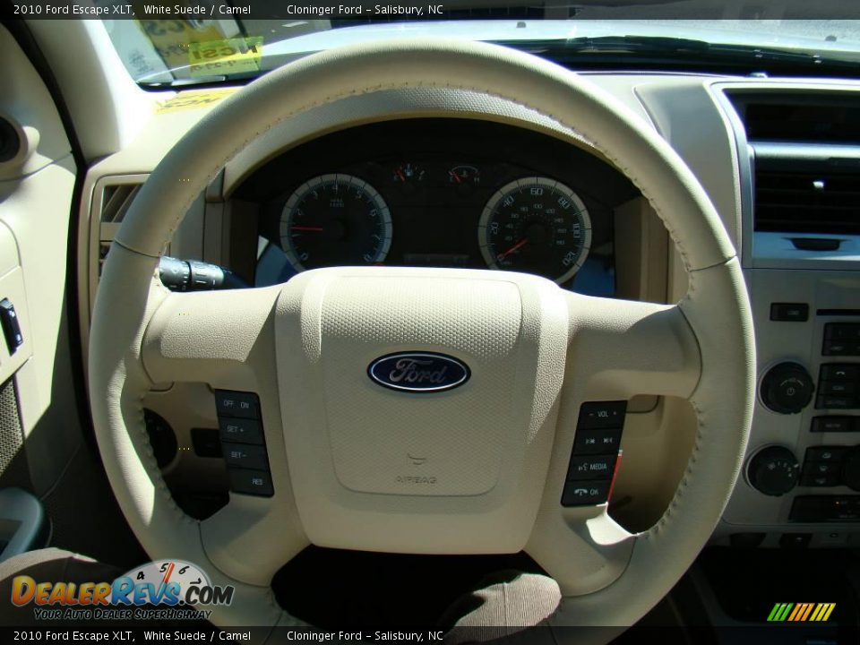 2010 Ford Escape XLT White Suede / Camel Photo #21