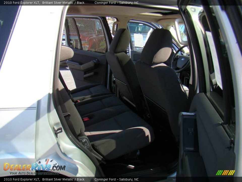 2010 Ford Explorer XLT Brilliant Silver Metallic / Black Photo #11