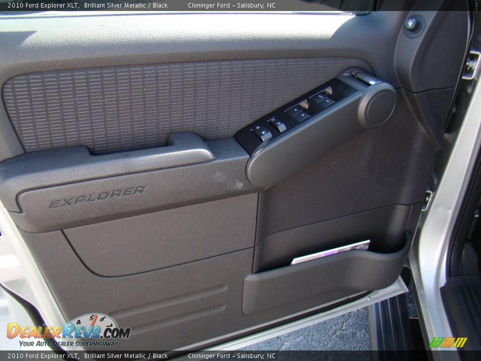 2010 Ford Explorer XLT Brilliant Silver Metallic / Black Photo #18