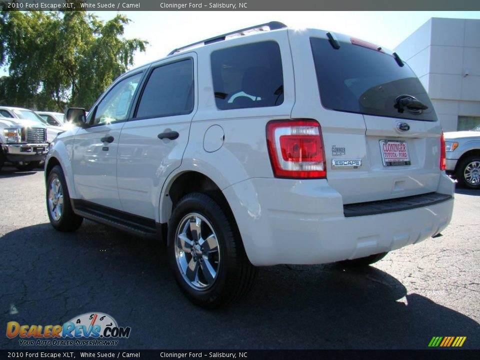 2010 Ford Escape XLT White Suede / Camel Photo #30
