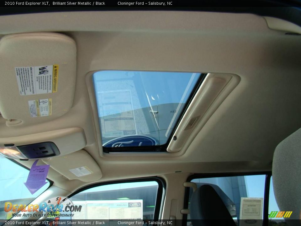 2010 Ford Explorer XLT Brilliant Silver Metallic / Black Photo #20