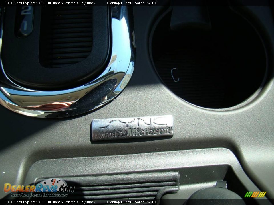 2010 Ford Explorer XLT Brilliant Silver Metallic / Black Photo #25