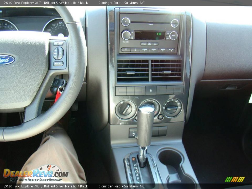 2010 Ford Explorer XLT Brilliant Silver Metallic / Black Photo #27