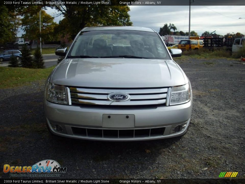 2009 Ford Taurus Limited Brilliant Silver Metallic / Medium Light Stone Photo #4