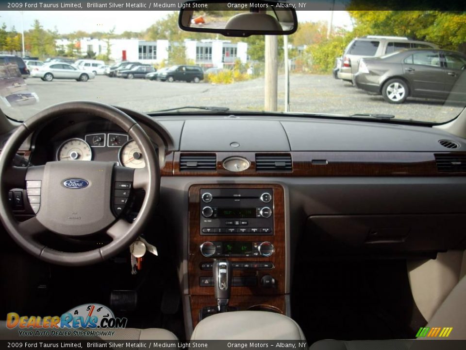 2009 Ford Taurus Limited Brilliant Silver Metallic / Medium Light Stone Photo #6