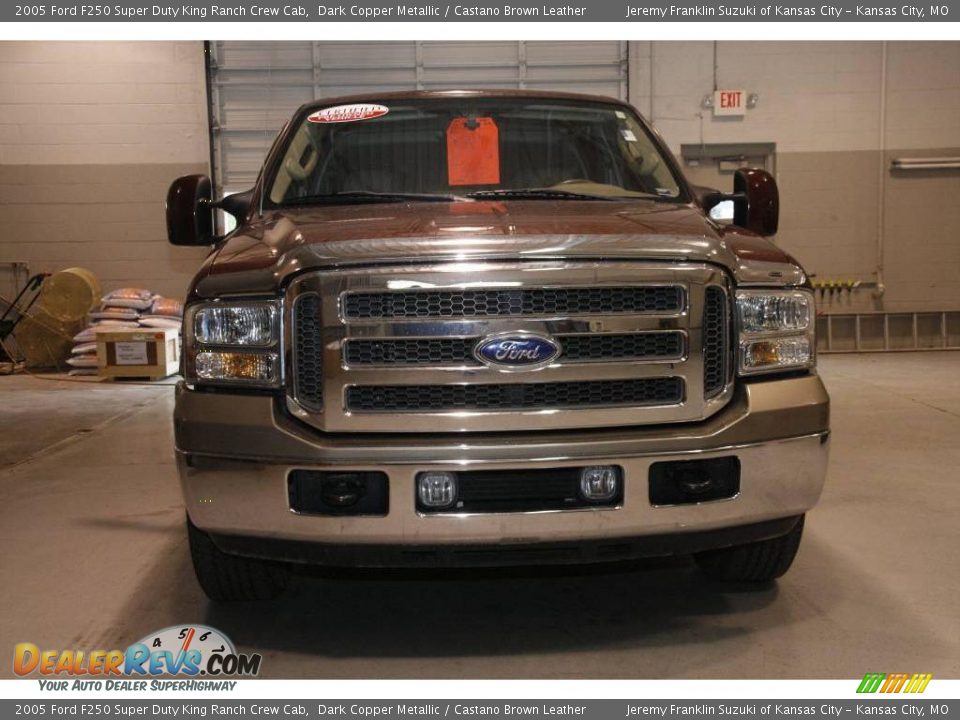 2005 Ford F250 Super Duty King Ranch Crew Cab Dark Copper Metallic / Castano Brown Leather Photo #2
