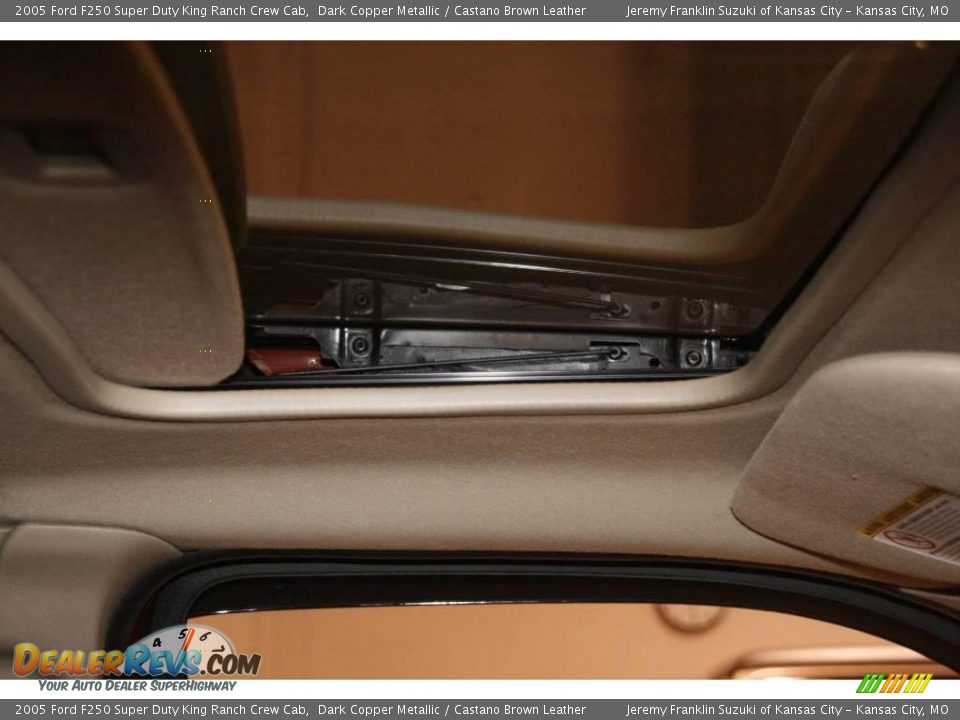 2005 Ford F250 Super Duty King Ranch Crew Cab Dark Copper Metallic / Castano Brown Leather Photo #11