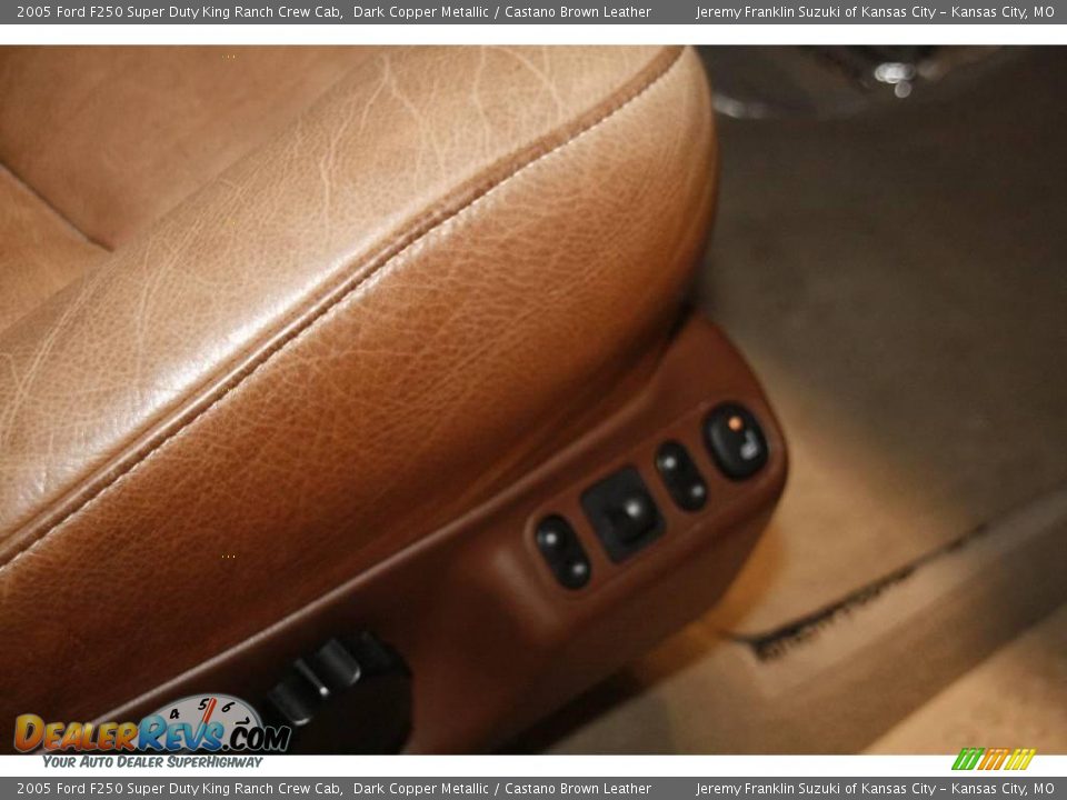 2005 Ford F250 Super Duty King Ranch Crew Cab Dark Copper Metallic / Castano Brown Leather Photo #12