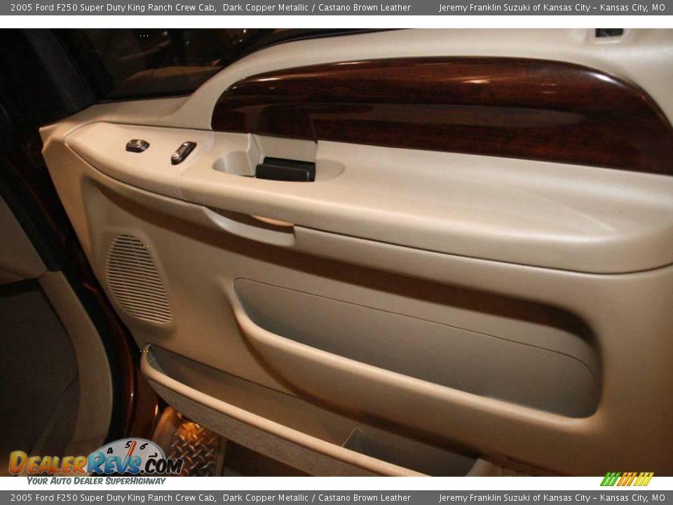 2005 Ford F250 Super Duty King Ranch Crew Cab Dark Copper Metallic / Castano Brown Leather Photo #13