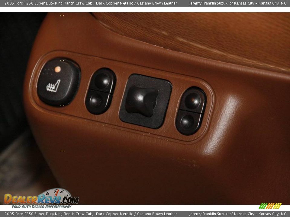 2005 Ford F250 Super Duty King Ranch Crew Cab Dark Copper Metallic / Castano Brown Leather Photo #14