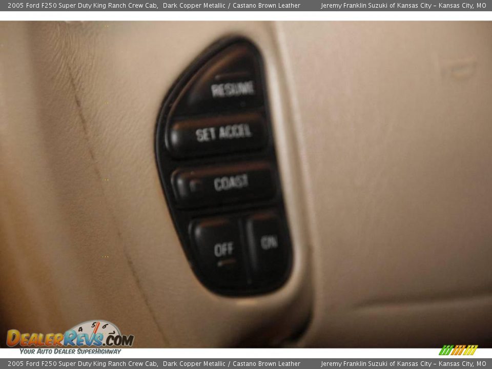 2005 Ford F250 Super Duty King Ranch Crew Cab Dark Copper Metallic / Castano Brown Leather Photo #15