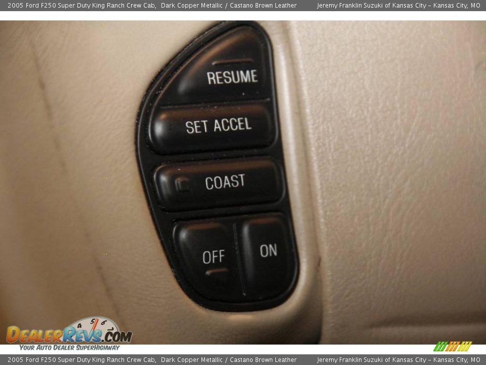 2005 Ford F250 Super Duty King Ranch Crew Cab Dark Copper Metallic / Castano Brown Leather Photo #17