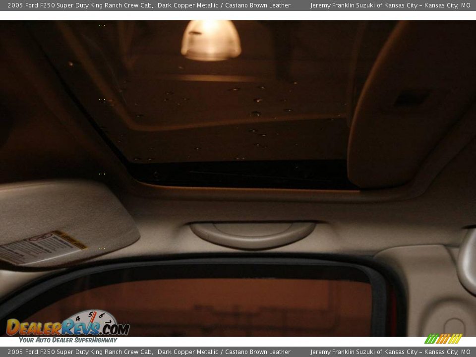2005 Ford F250 Super Duty King Ranch Crew Cab Dark Copper Metallic / Castano Brown Leather Photo #20