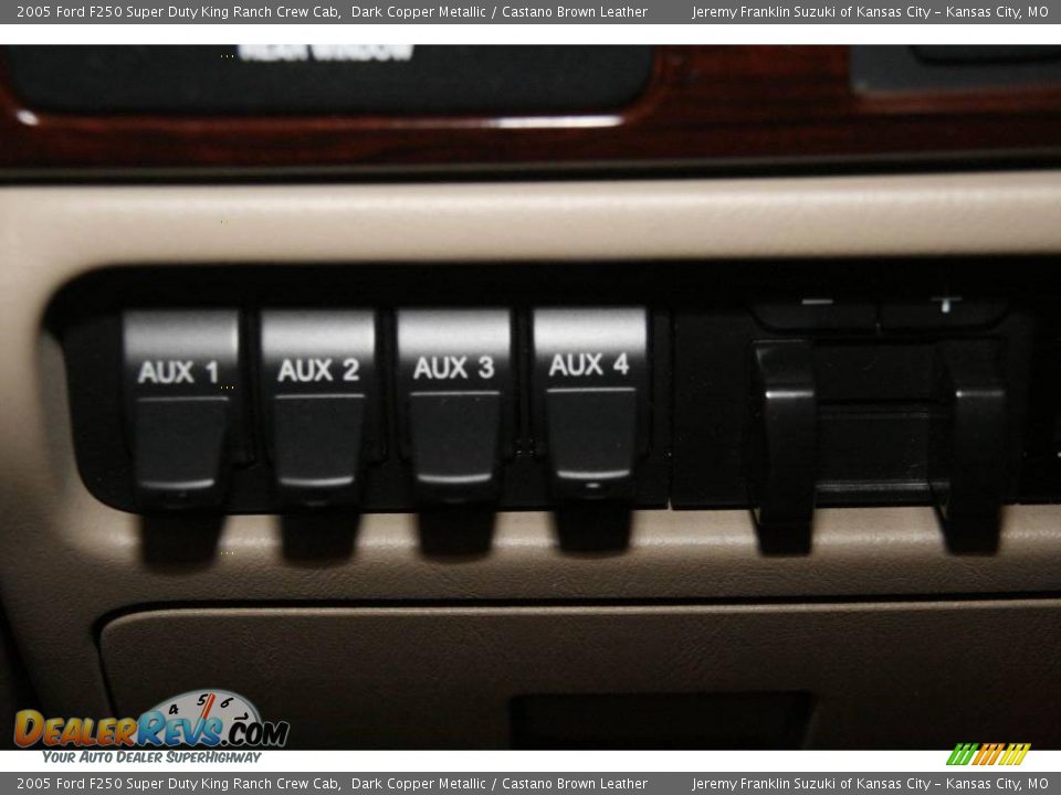 2005 Ford F250 Super Duty King Ranch Crew Cab Dark Copper Metallic / Castano Brown Leather Photo #21