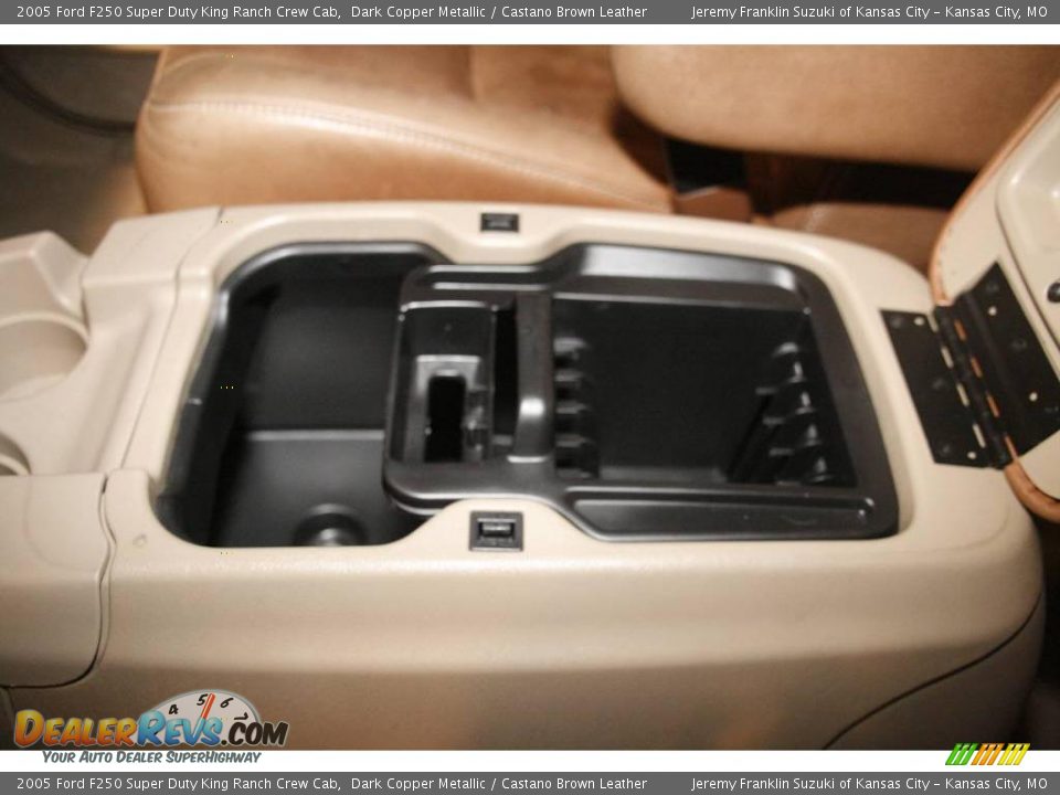 2005 Ford F250 Super Duty King Ranch Crew Cab Dark Copper Metallic / Castano Brown Leather Photo #23